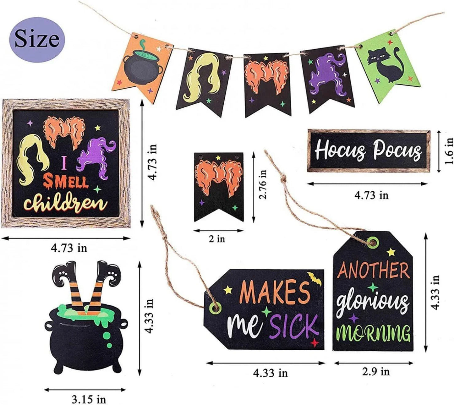 Farmhouse Autumn Wood Layered Tray Decoration Kitchen Dining Table Holiday Party Supplies Classic Christmas Home Wood Decoration