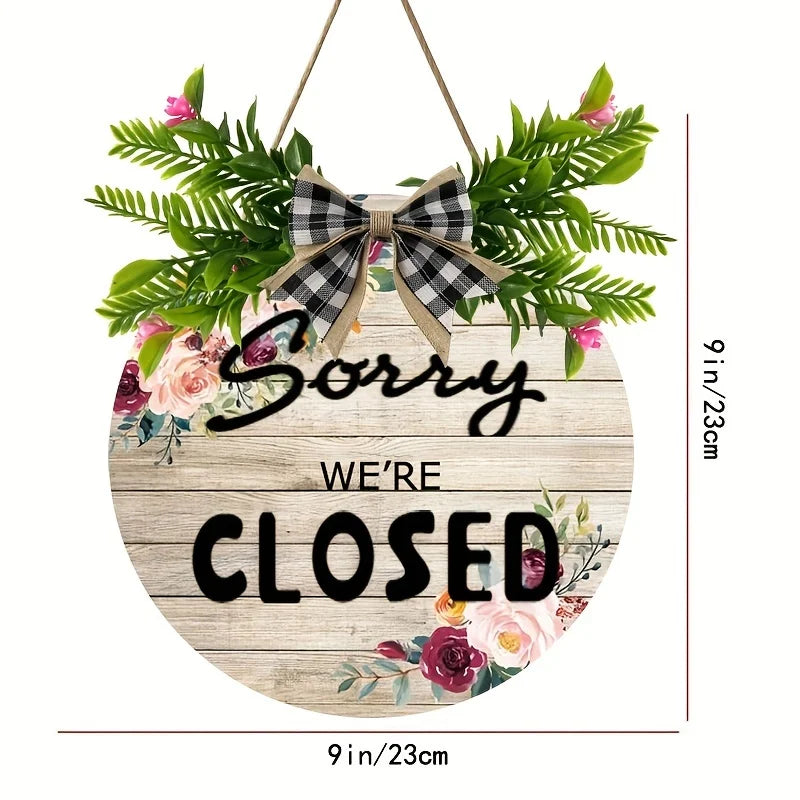 Wooden crafts, signs, slogans, round boards, signs, house decoration, wall ornaments, craft signs, decoration, wooden hanging, home holiday decoration