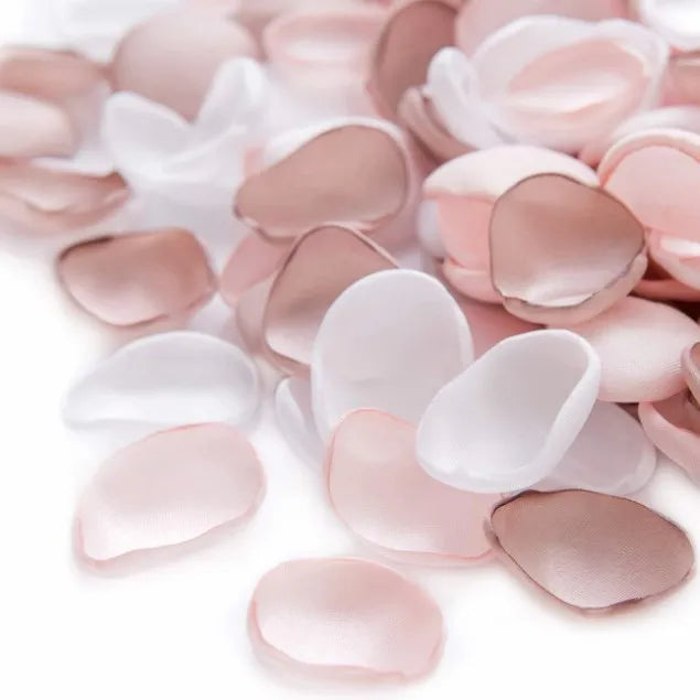 1 wedding party 200 pieces silk rose petals wedding flower girl table center ornament aisle confetti bride is valentine's petal decoration