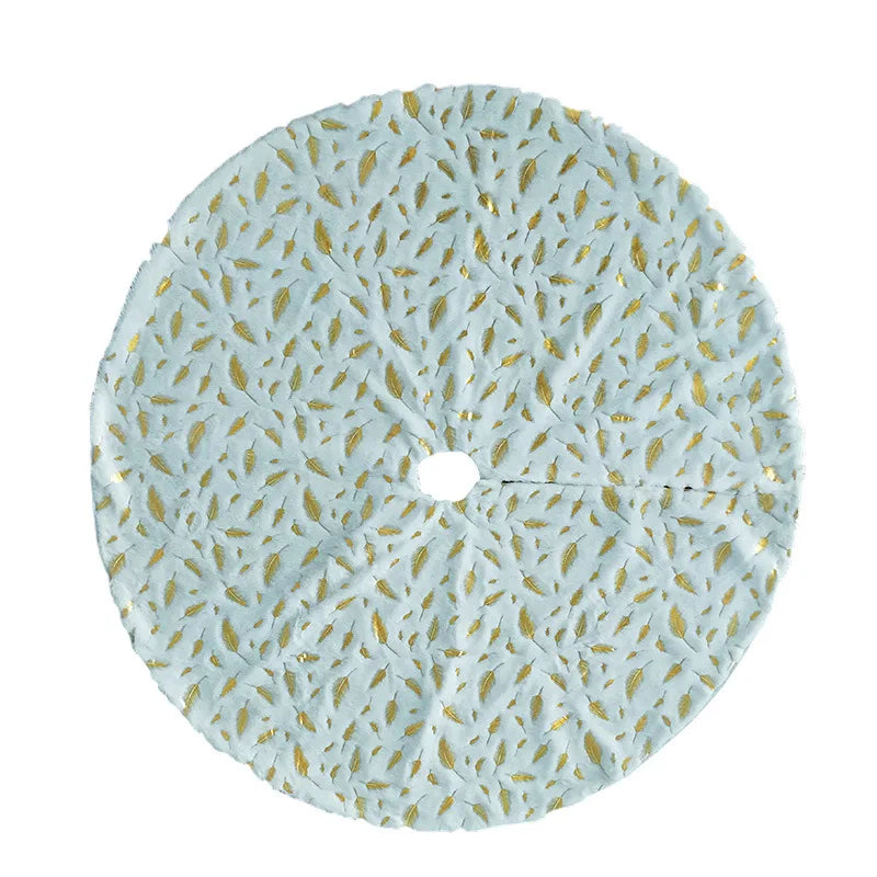 Christmas Tree Dress Christmas Ornaments Holiday Supplies Hot Sale Plush Tree Dress Pure Christmas Tree Dress Ornaments