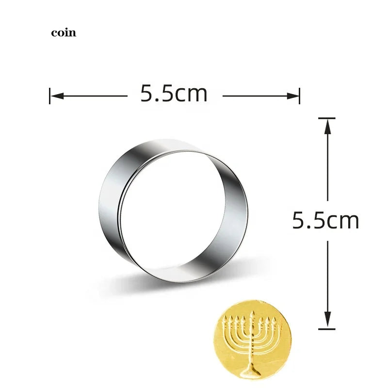 Eight Crazy Nights Cookie Cutter Dreidel Cookie Cutter Shape Fudge Dough Pastry Star Holy Grail Hanukkah Cookie Cutter