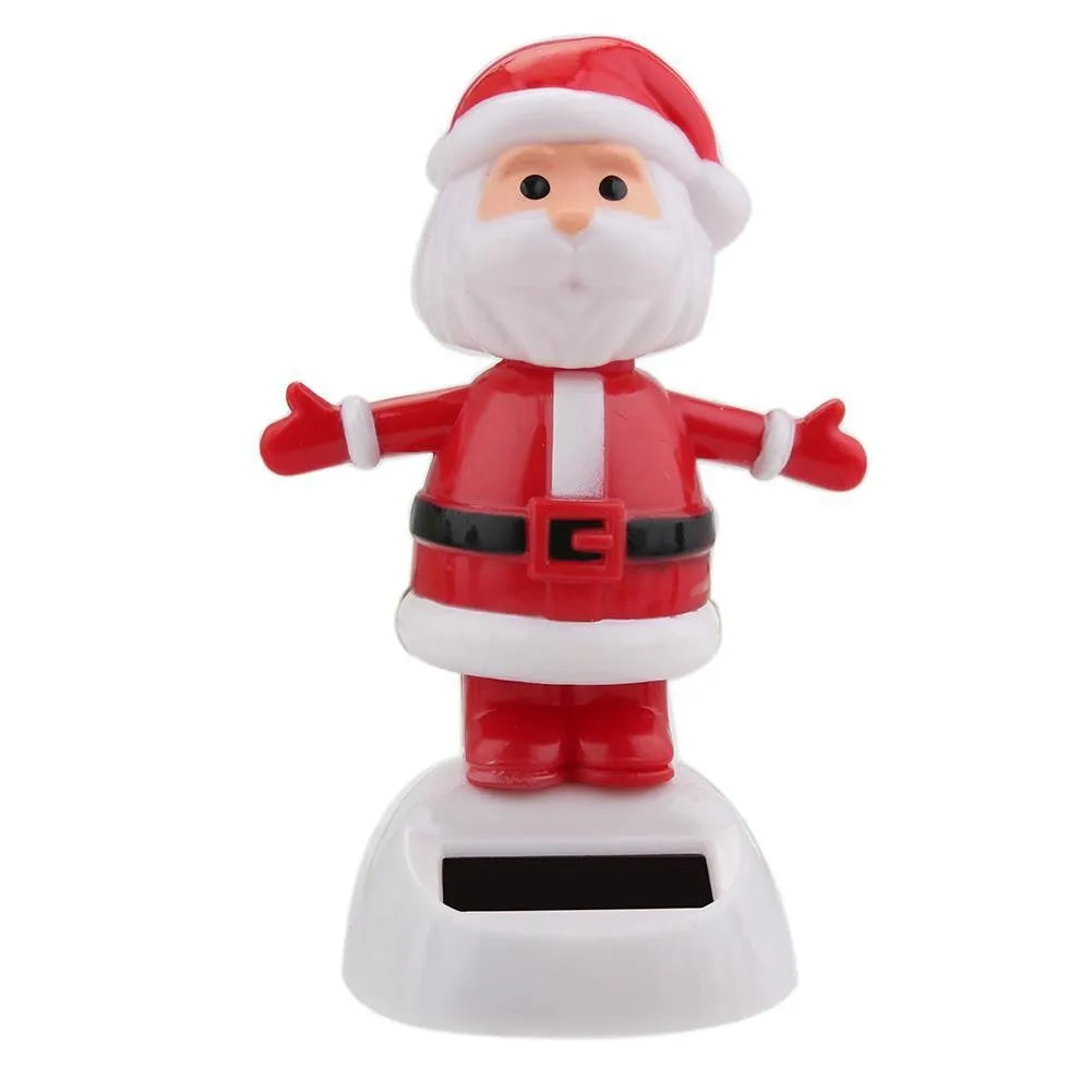 2020 new arrivals creative solar swing doll shaking head Christmas gift car ornament Christmas gift