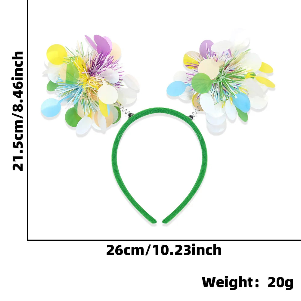 Easter and Thanksgiving 3 Products Eco-Friendly Easter Boppers Chicks Decorative Rabbit Ear Headgear Photography Booth Props Easter Party Headbands