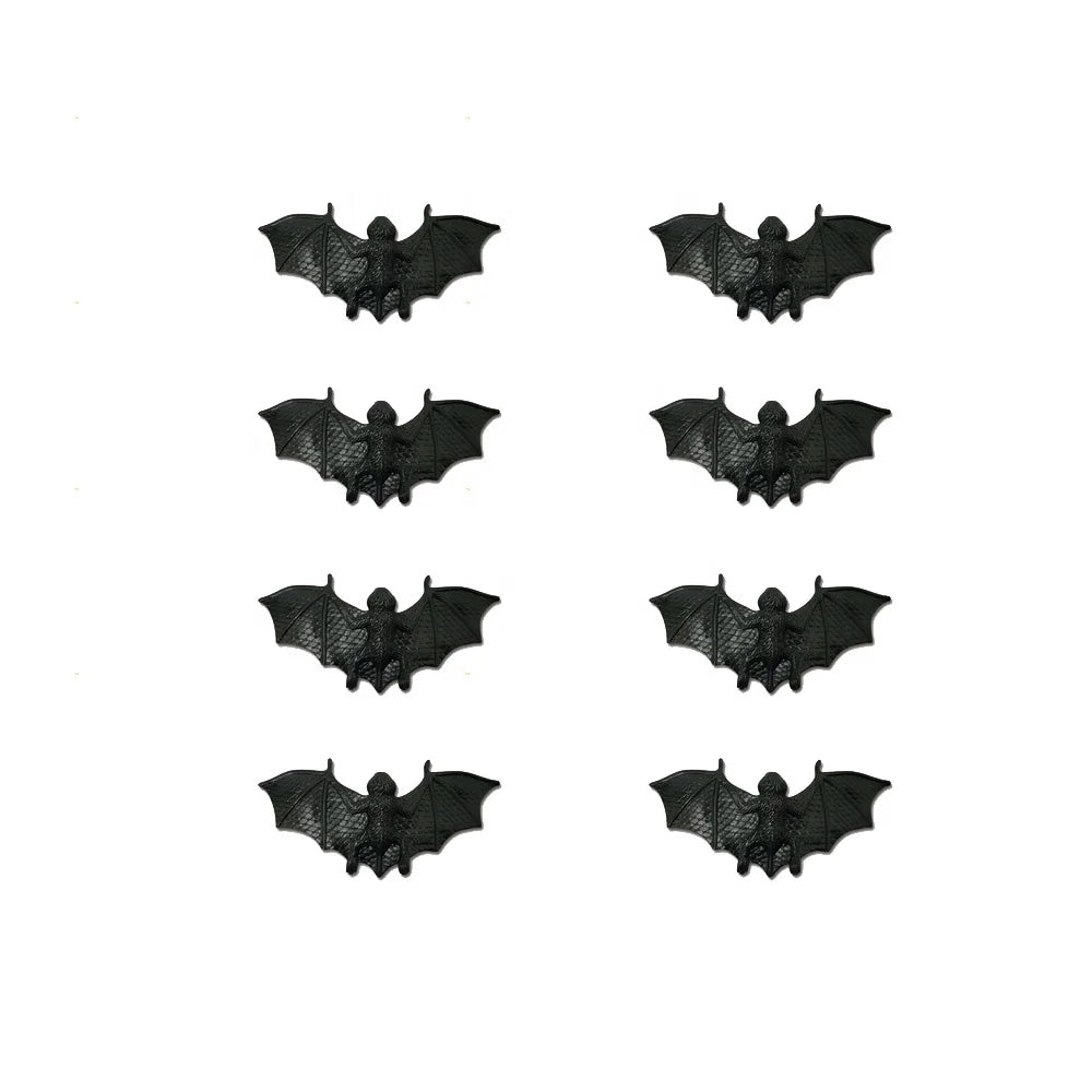 Halloween & Death Day Prank Toys Supply Reality Plastic Artificial Bat Black Ghost Bat