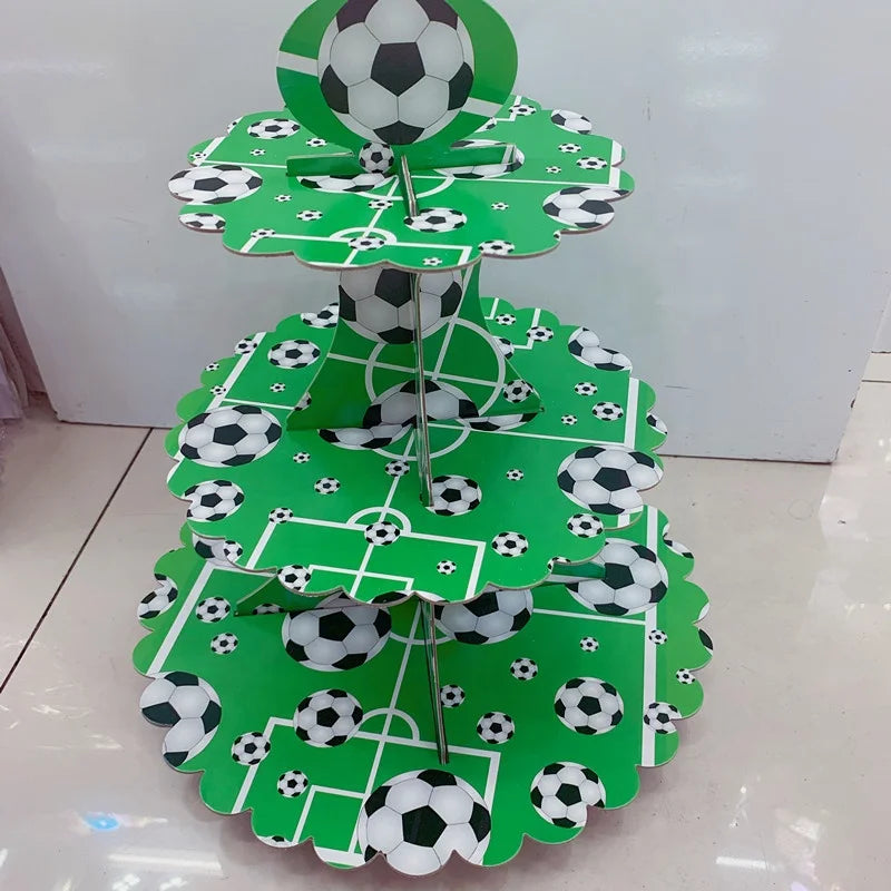 White and black football, football-themed cups, plates, tableware sets, decorations, tableware discounts