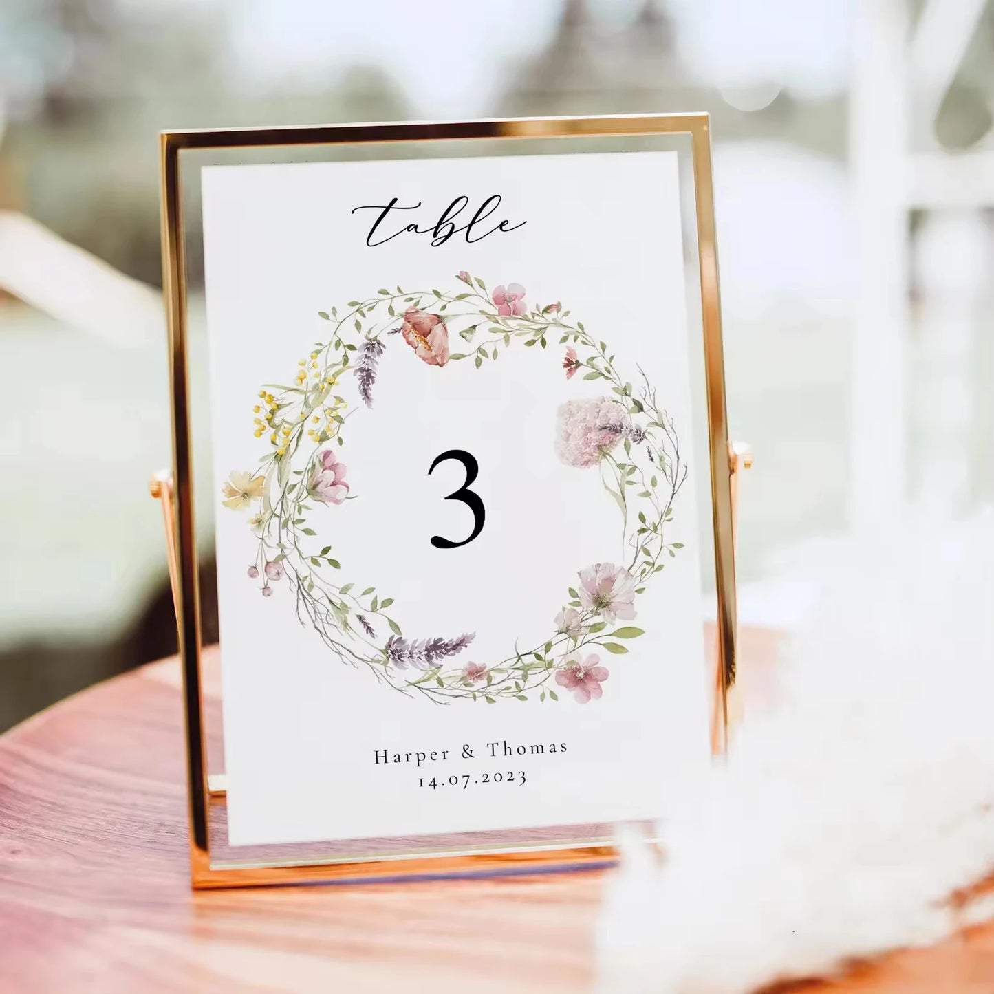 1 Wedding Party, Custom Table Number Wedding Paper Table Number Paper DIY Table Card Signature Wedding Birthday Party Supplies