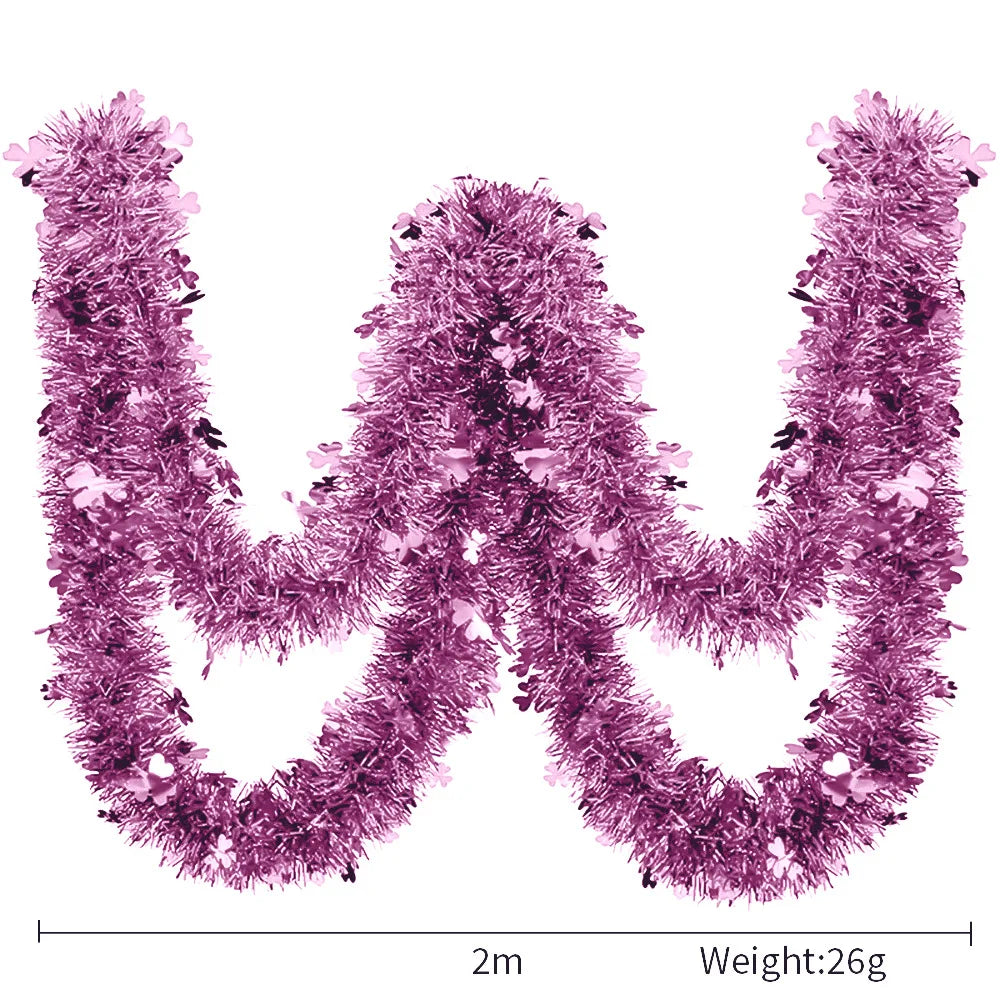 Birthday Party Wedding Party Christmas Ornaments Clover Pendant Colored Clover Wreath String