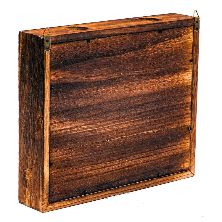 Wooden Crafts, Custom Shadow Boxes Wooden Wall Mounted Wine Bottles and Wine Cork Racks