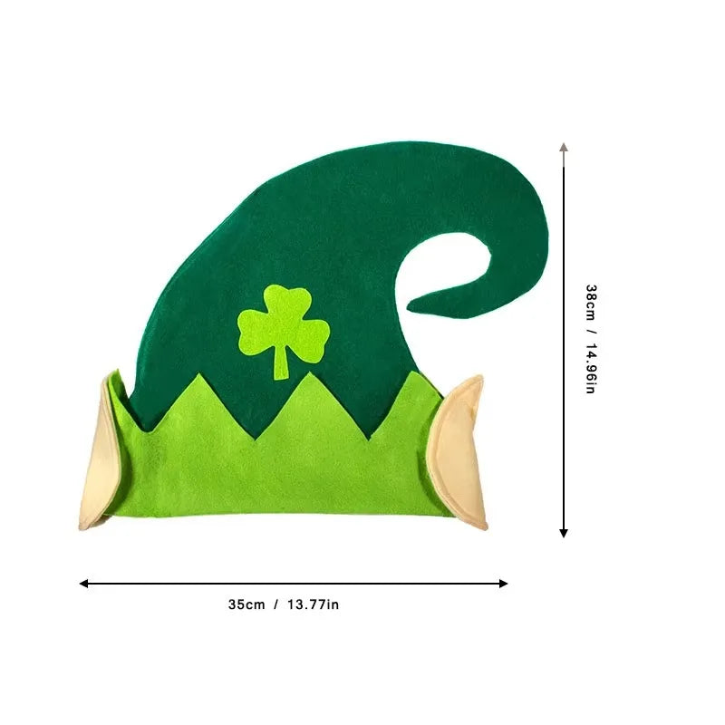 Custom Design High Quality Felt Elf Hat Christmas Costume Magic Costume Accessories