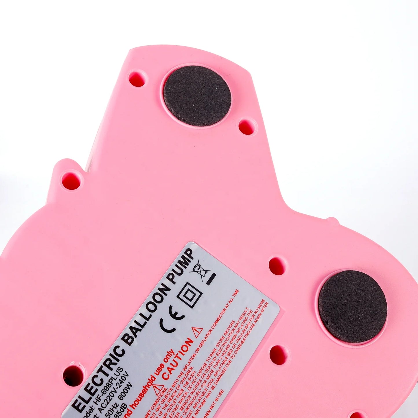 Bachelor Party 1 Air Electric Balloon Portable Pump Double Nozzle Pink Butterfly Air Pump