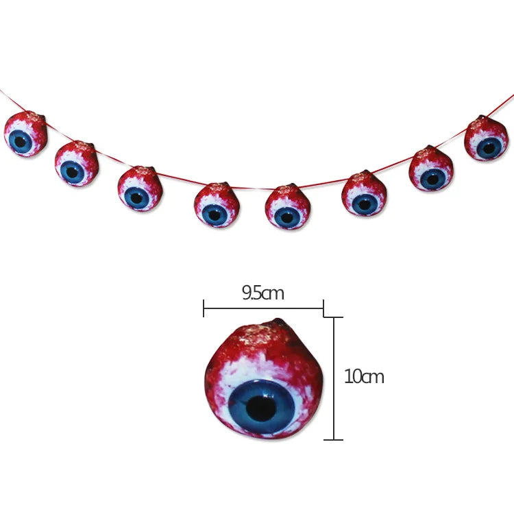 Halloween & Day of the Dead Halloween Themed Party Ornaments Various Styles Horror Paper Pendants Decorative Banners