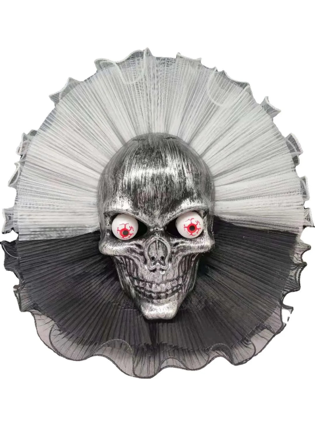 Halloween & Day of the Dead New Door Horror Hanging Wreath Skull Haunted House Decoration Halloween Party Supplies