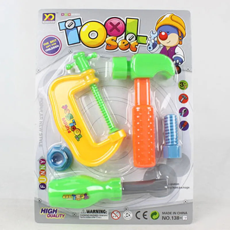 Birthday Party 2 Pretend Cosplay Costume Cosplay Engineer Toy Set Children's Birthday Gift Boy Wrench Set Engineer Toy