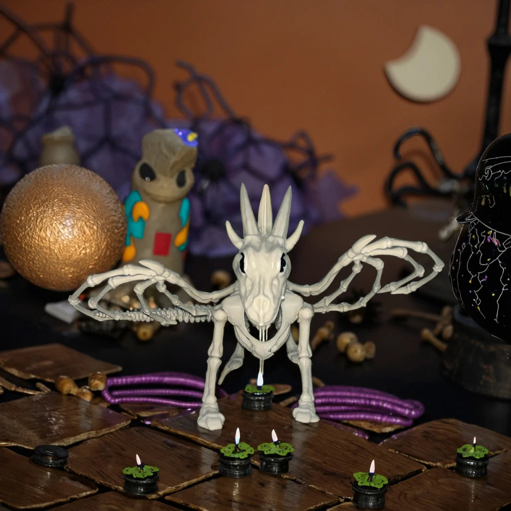 Halloween & Day of the Dead, Event Flying Skeleton Dragon Halloween Party Decoration Props