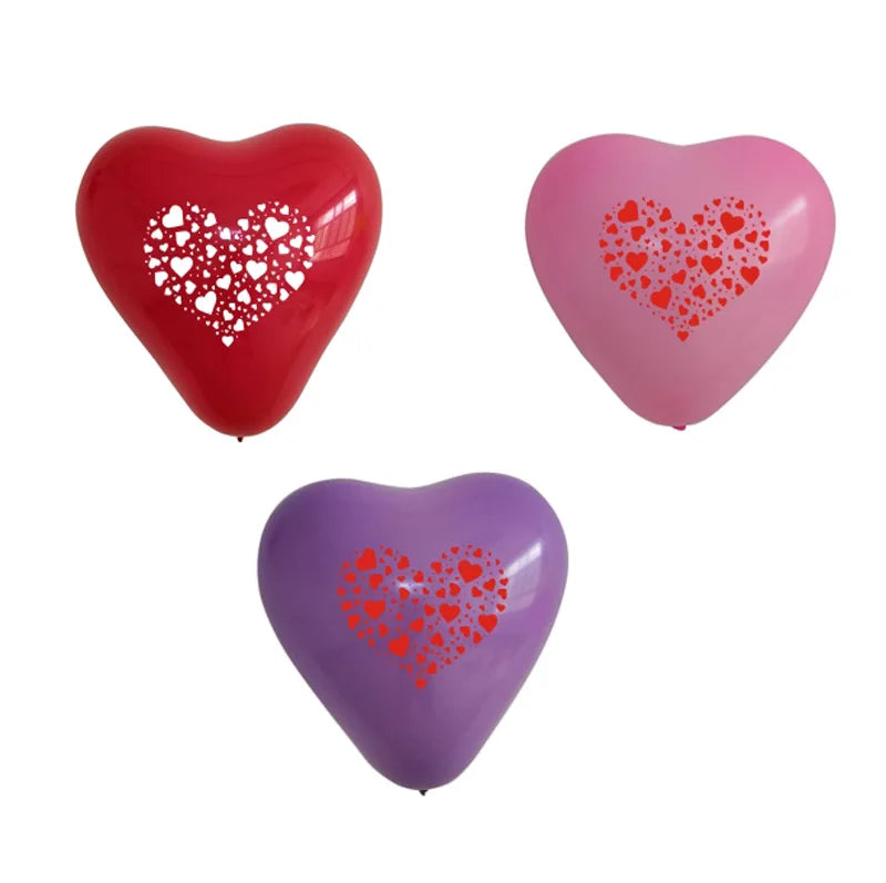 Wedding Party 0 Wholesale Thickened Heart I Heart You Love Balloons Wedding Proposal Heart Printed Balloons Valentine's Day Balloons
