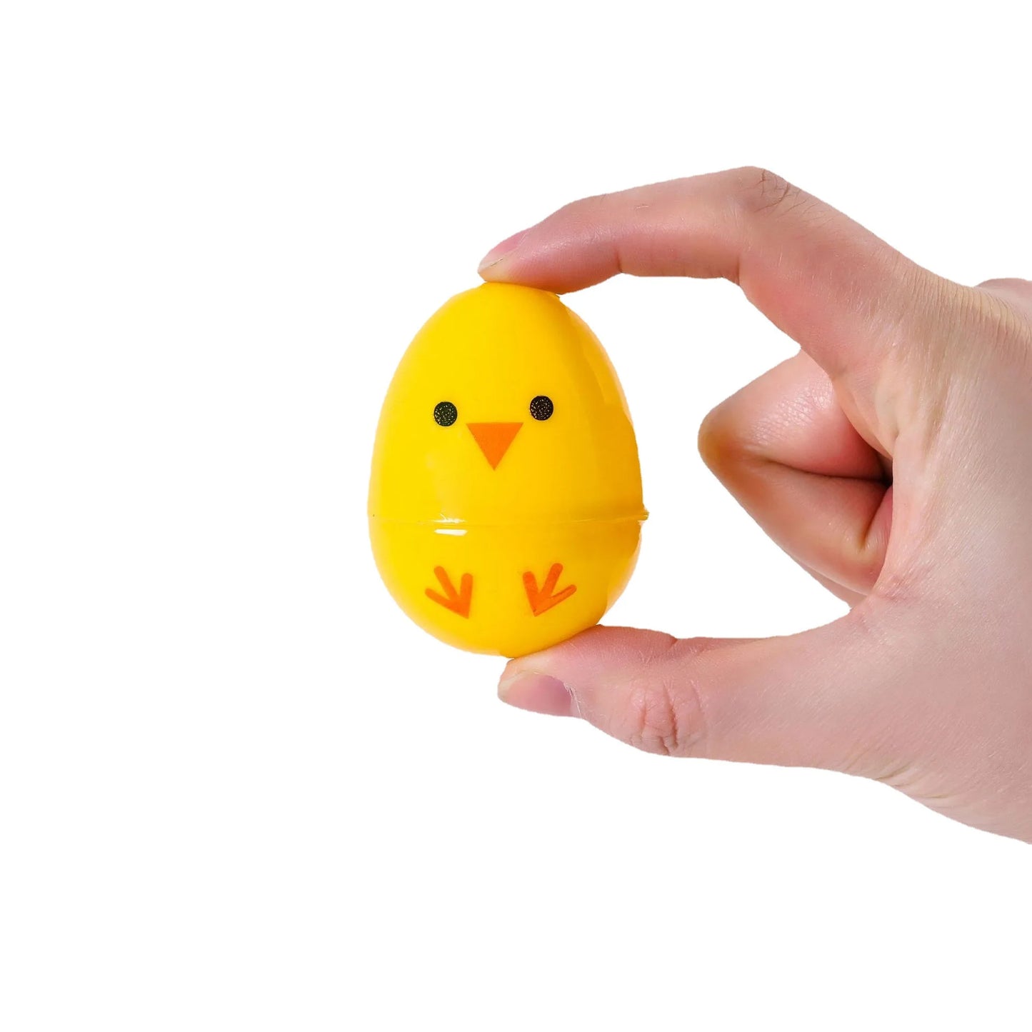 Easter and Thanksgiving 3 Chicks Plastic Eggs Party Decorations Chicks Fillable Plastic Easter Eggs Yellow Easter Basket Fillers