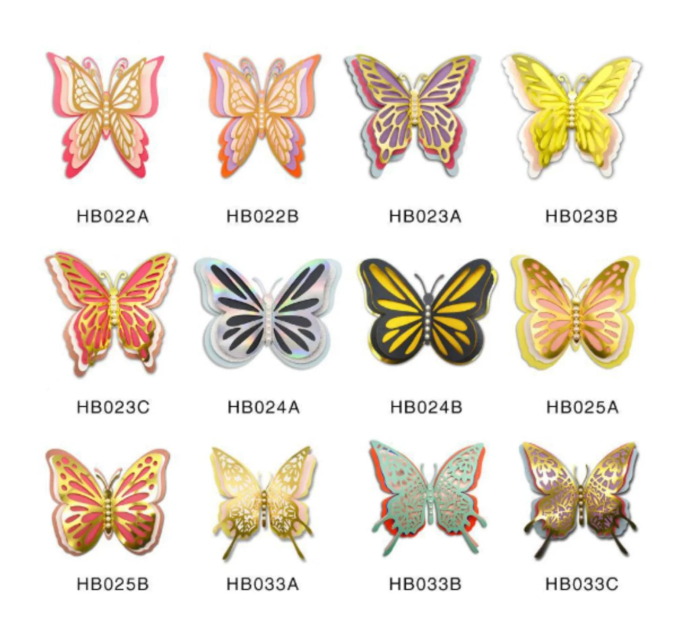 1 Wedding party, wholesale wedding birthday holiday party decoration supply 3D butterfly paper pearl wall sticker