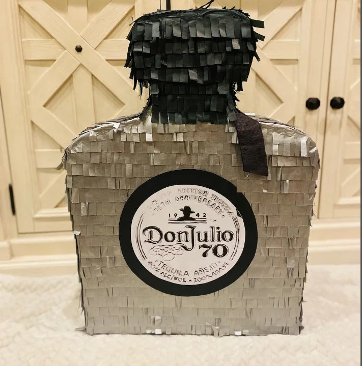 Birthday Party 2 Custom Bottles Pinata Adult Party Ornaments Tequila Bottles Pinata Bands