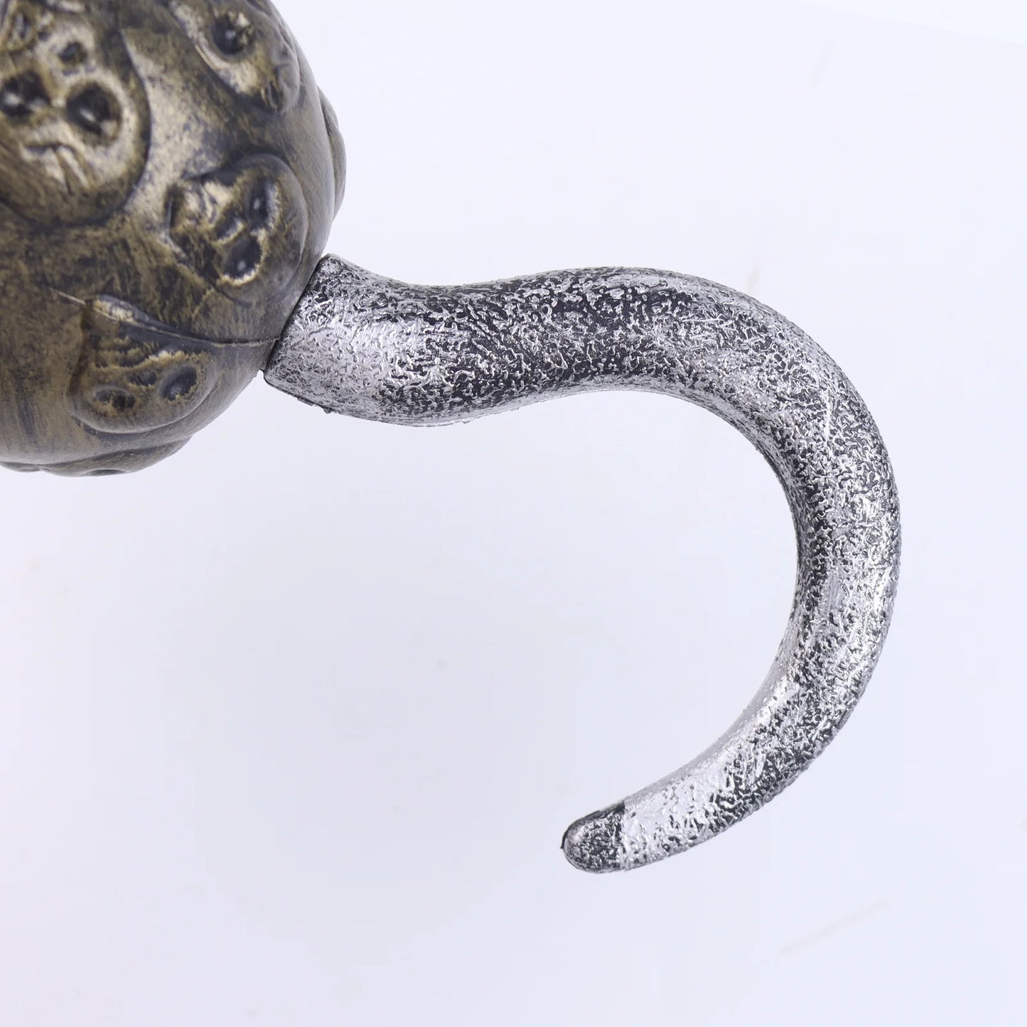 Halloween e Dia dos Mortos 19*10 cm Plástico Fantasma Capitão Gancho Acessórios para Fantasias de Halloween Adereços de Fantasia Esqueleto Halloween Pirata Capitão Gancho Dourado 