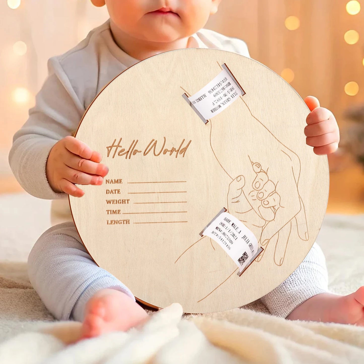 Halloween & Day of the Dead Custom Baby Gifts Newborn Birth Hospital Bracelets Wristband Holders Mother's Day Birthday Maternity Bracelets Souvenirs