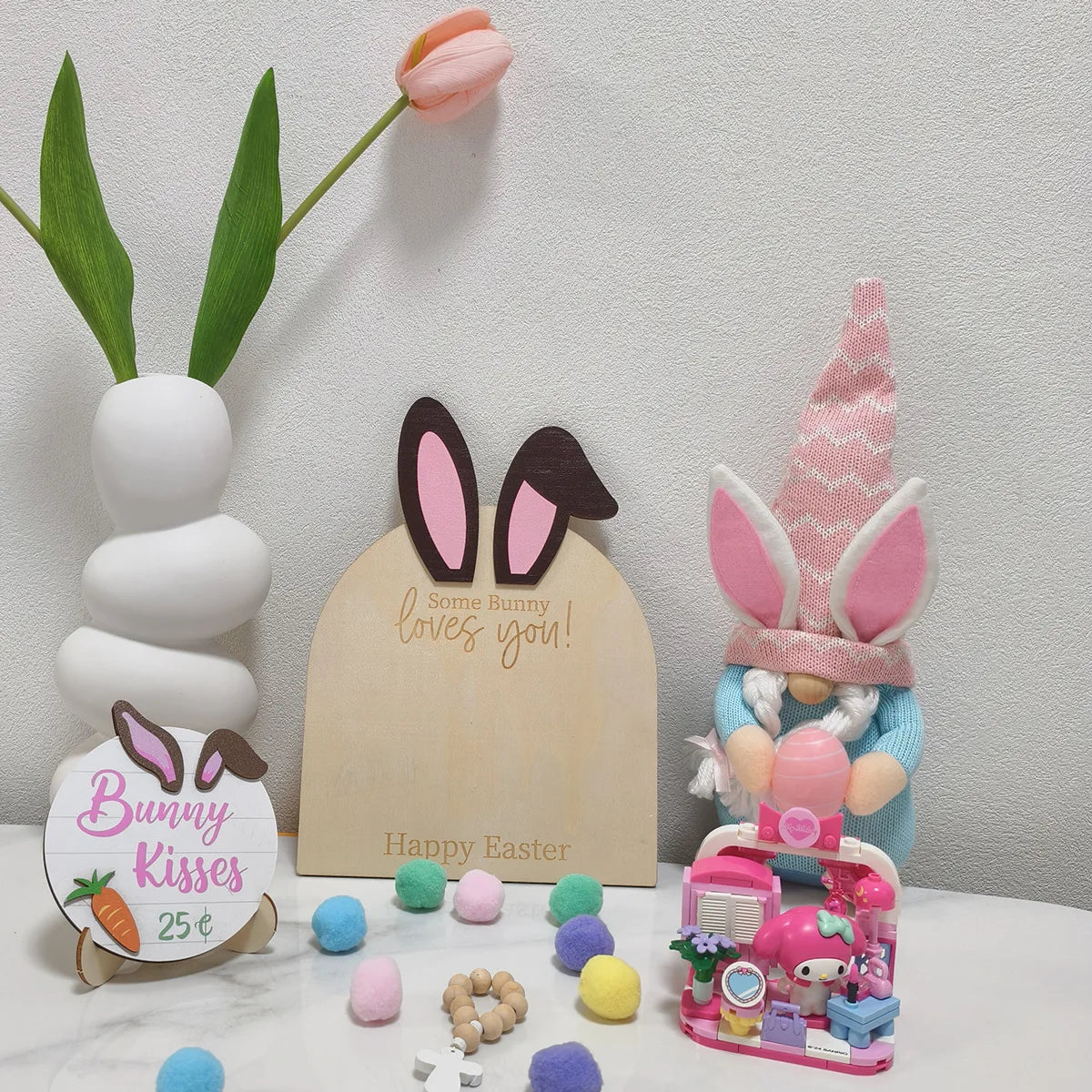 Easter and Thanksgiving 3 Personalize My First Easter Sign Baby Souvenirs Baby Footprints Easter Decoration Souvenirs Custom Baby Names First Easter Sign