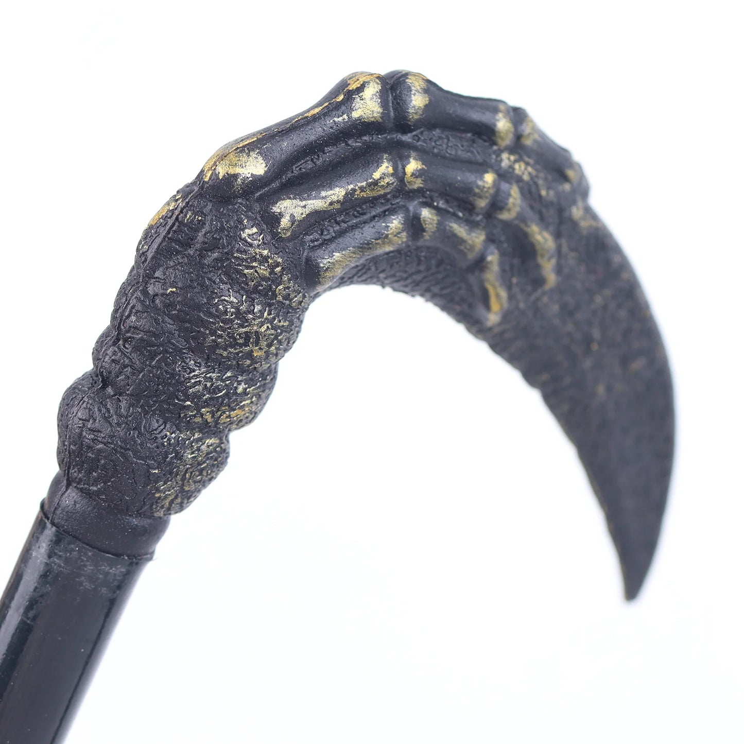 Halloween e Dia da Morte 47*15,5 cm Simulado Esqueleto Mão Foice Halloween Casa Mal-Assombrada Suprimentos Cetro Adereço Halloween Medieval Ceifador Foice 