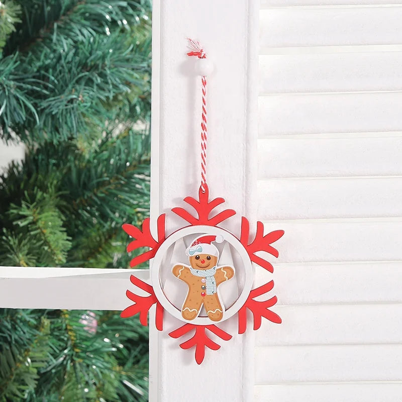 Wooden Crafts, Custom Christmas Wood Decorations Christmas Tree Gifts Wooden Decorations Christmas Souvenirs Decorations Red Wooden Pendants