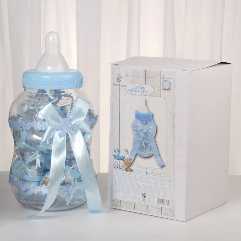 Birthday Party 2 Baby Bath Clear Bottle Shape Candy Box Mini Baby Bottle Bath Candy Box