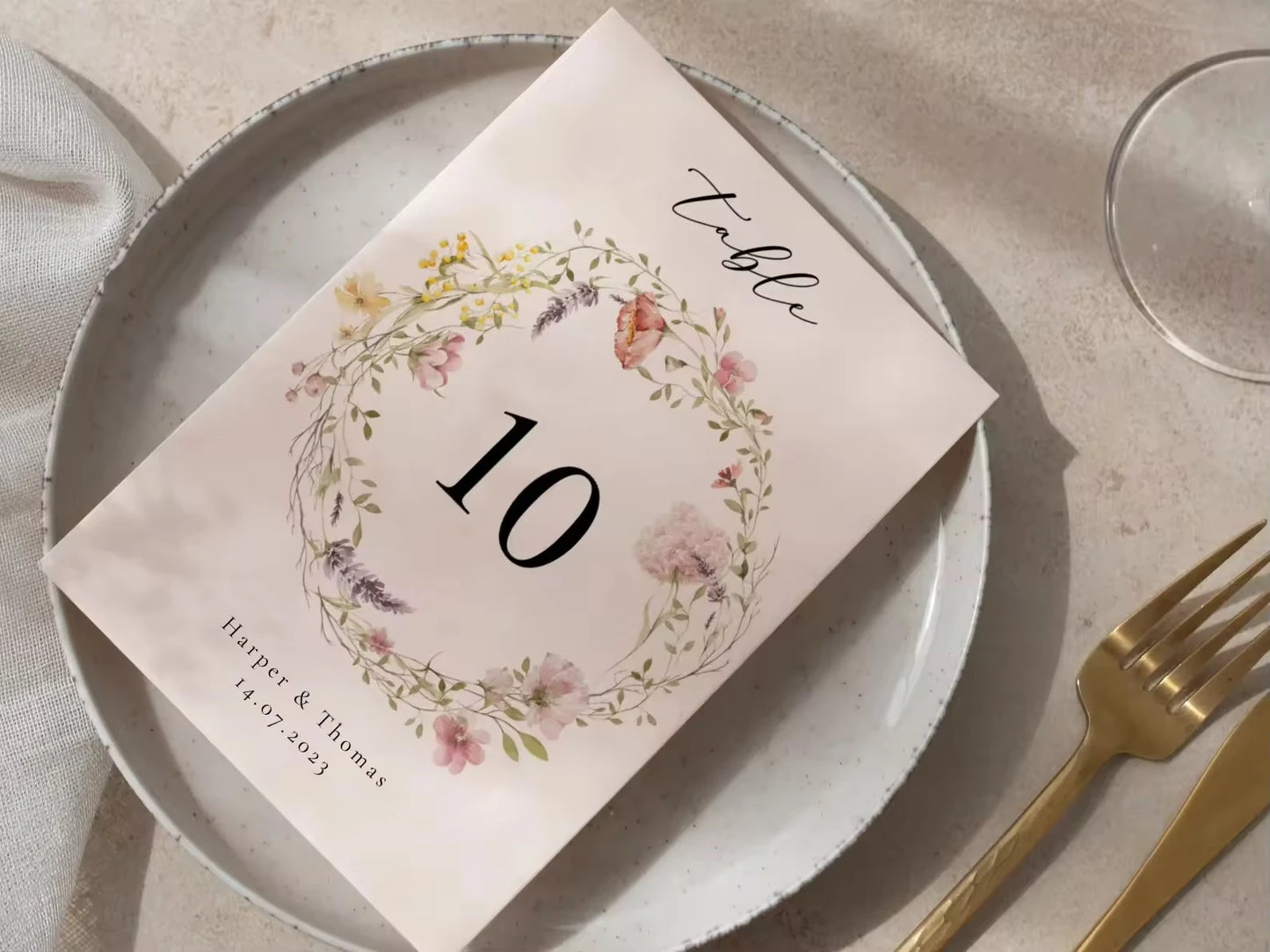 1 Wedding Party, Custom Table Number Wedding Paper Table Number Paper DIY Table Card Signature Wedding Birthday Party Supplies