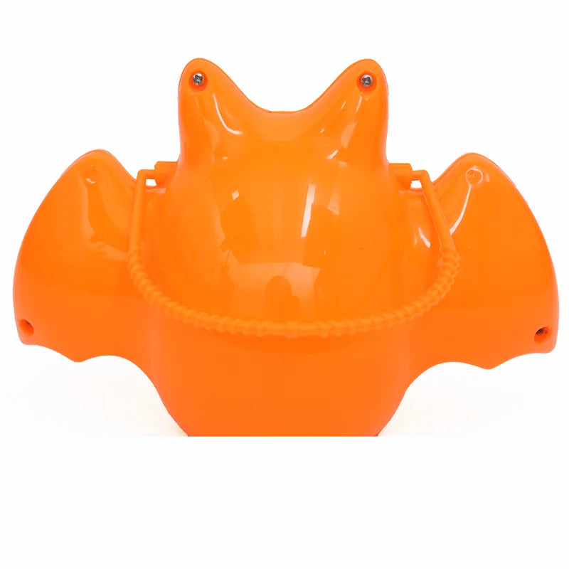 Halloween & Day of the Dead Trick or Treat Party Portable Halloween Light Emitting Diode Bat Pumpkin Lantern Festive Tabletop Decorations