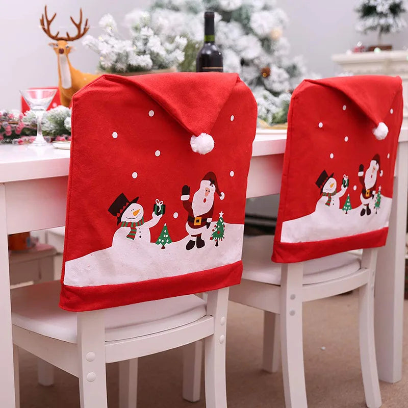 Wholesale Nonwoven Christmas Chair Cover Party Holiday Ceremony Ornaments Christmas Hat