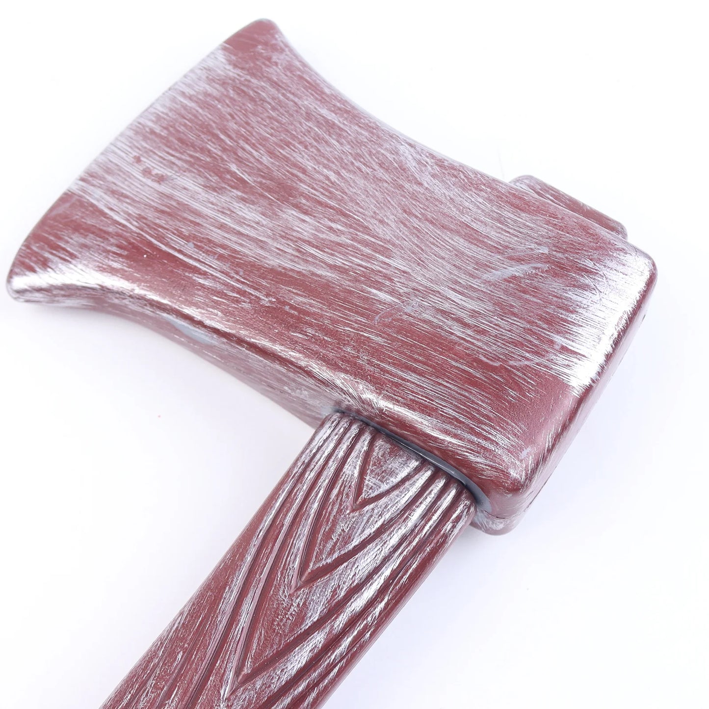 Halloween & Day of the Dead 59 * 16cm Plastic Blood Axe Blade Battle Great Axe Halloween Party Supplies Costume Cosplay Prop Artificial Halloween Long Axe