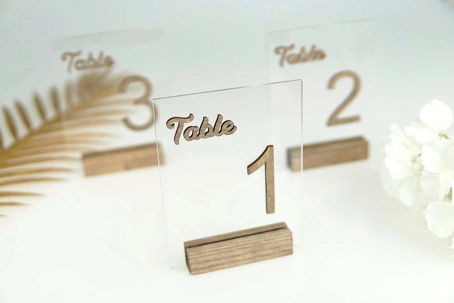 1 Wedding party, rustic wooden table digital transparent arched white black table logo acrylic wedding table digital with bracket event reception decoration