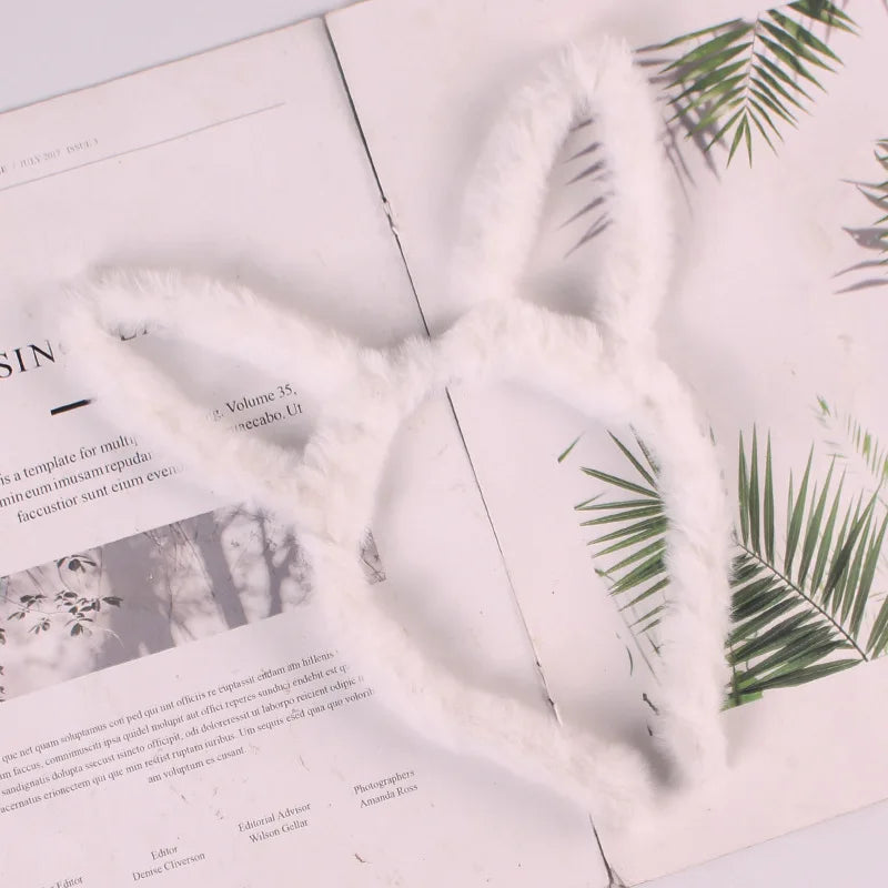 Easter and Thanksgiving 3 Cute Easter Bunny Ears Headband Bunny Cosplay Costume Accessories Easter Party Loves Soft Plush Bunny Ears Headband