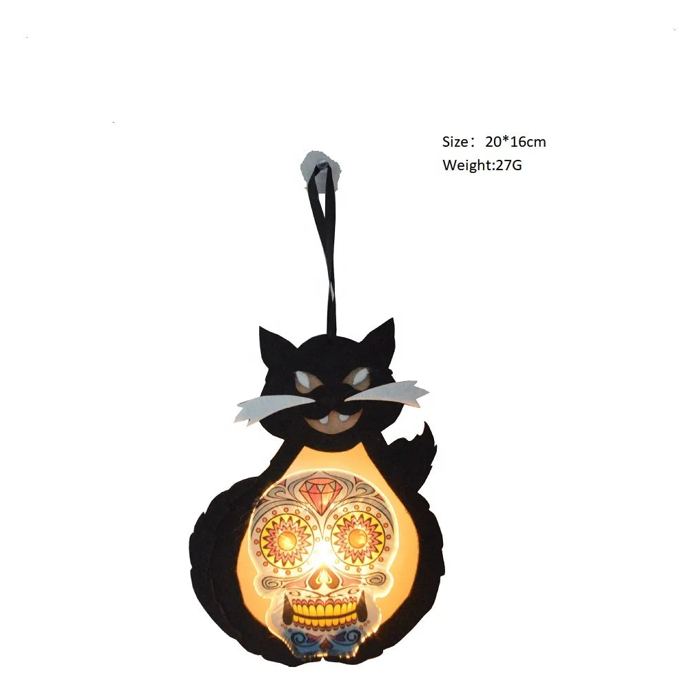 New Year's Eve decoration LED lights up toy ghost bat Halloween decoration, and the delivery will automatically adjust the latest number of years.
