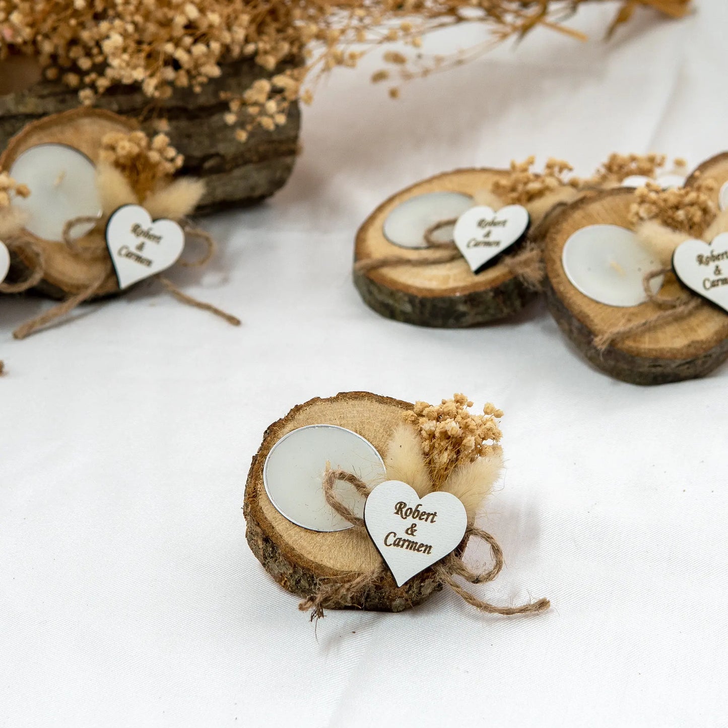 1 Wedding party personalized bulk wedding gift DIY wooden tea lamp candlestick guest country bridal shower wedding gift new