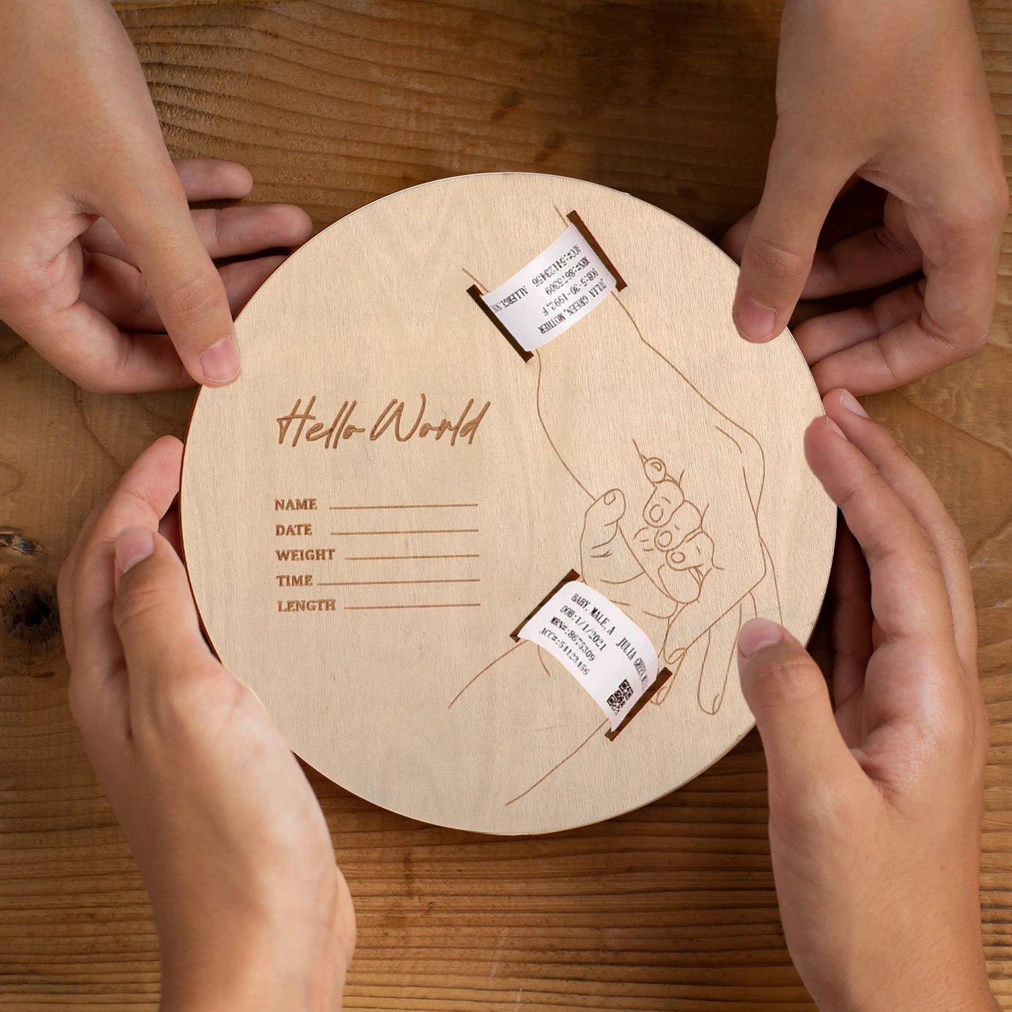 Halloween & Day of the Dead Custom Baby Gifts Newborn Birth Hospital Bracelets Wristband Holders Mother's Day Birthday Maternity Bracelets Souvenirs