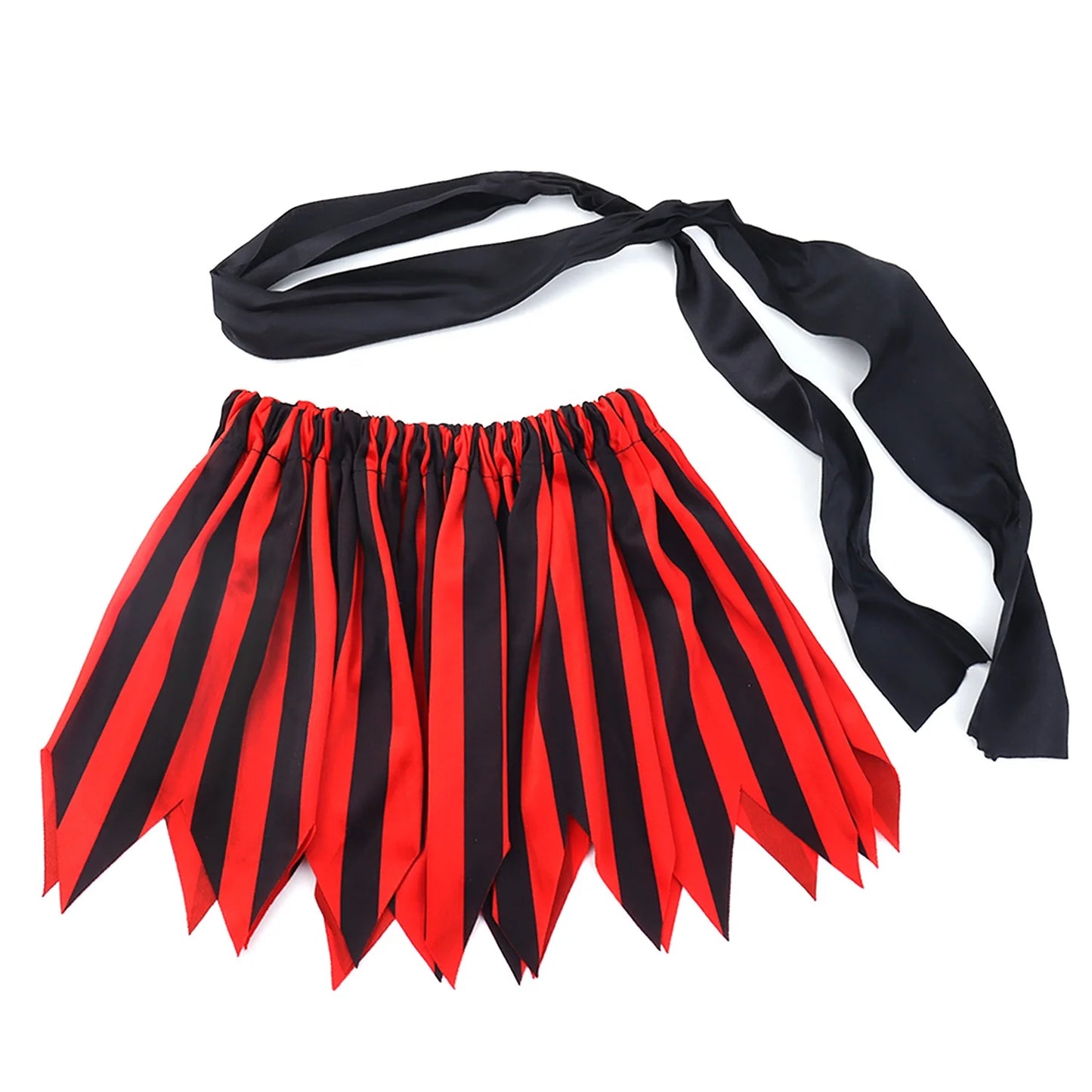 Halloween & Day of the Dead Dress Up American Pirate Costume Pirate Girl Pirate Dress - Dress, Headband, and Belt