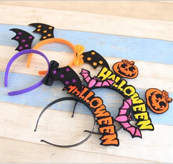 Easter and Thanksgiving 3 Party Costume Supplies Yellow Plush Witch Pumpkin Headband Halloween Headband