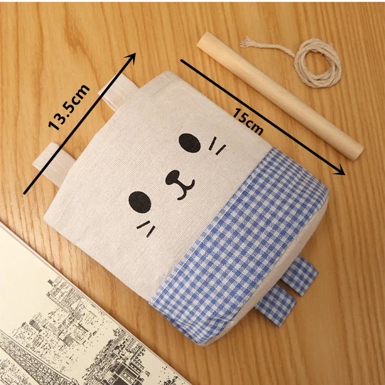 Easter and Thanksgiving 3 Hanging Storage Bag Door Bag Wall Hanging Bag Easter Linen Storage Basket Rack