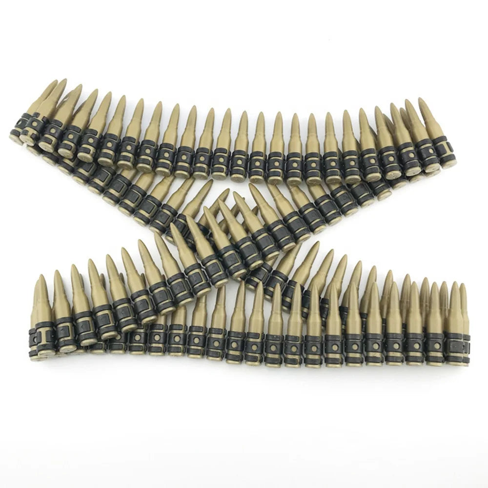 Halloween & Day of the Dead Plastic Toys Fake Bullet Belts Army Soldier Rifle Belts Luxury Bullet Belts Costume Accessories