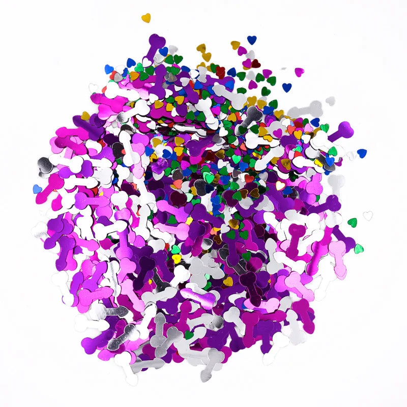 Bachelorette Party 1 Wholesale 15g Bachelorette Party Decorative Sequins PVC Penis Confetti Dining Table Confetti Bridal Shower Girls Night Party