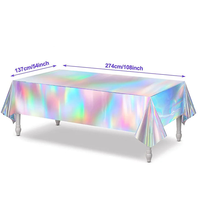 BBQ picnic birthday wedding party plastic tablecloth disposable tablecloth waterproof and oil proof tablecloth