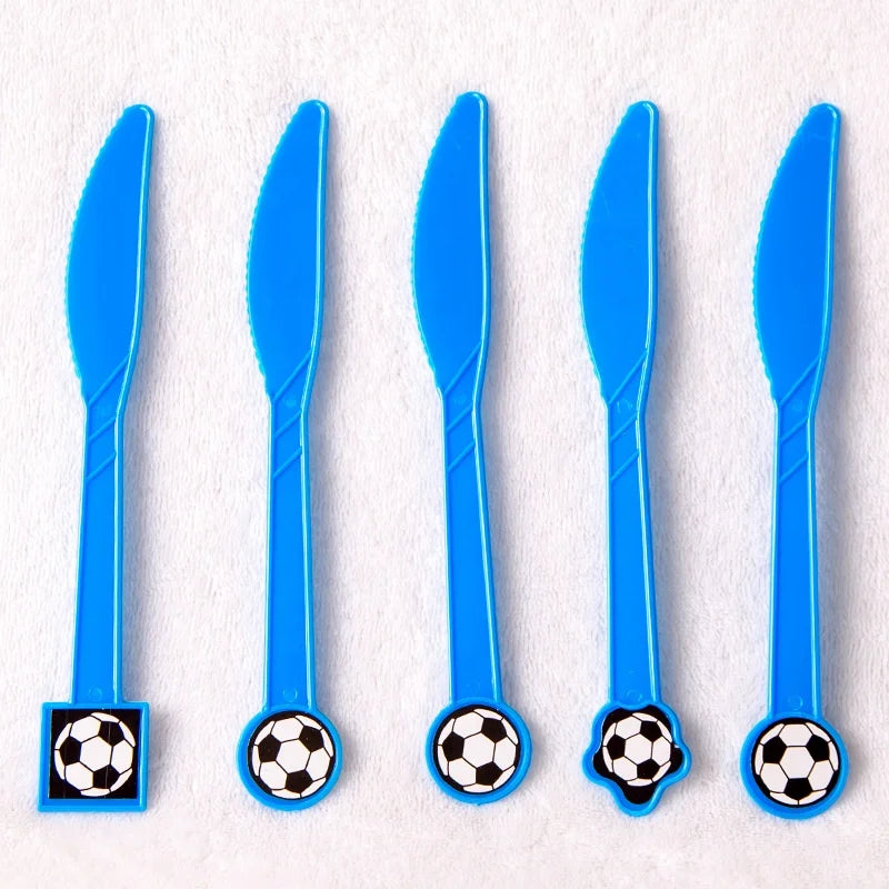 White and black football, football-themed cups, plates, tableware sets, decorations, tableware discounts