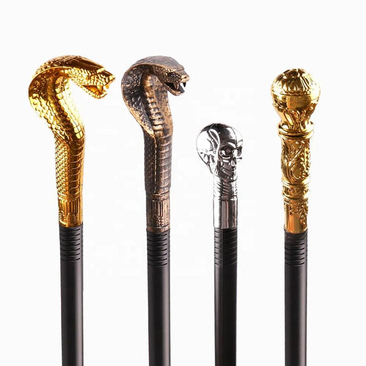 Halloween & Day of the Dead Party Supplies Halloween Accessories Skeleton Cane Cobra Cane King's Scepter