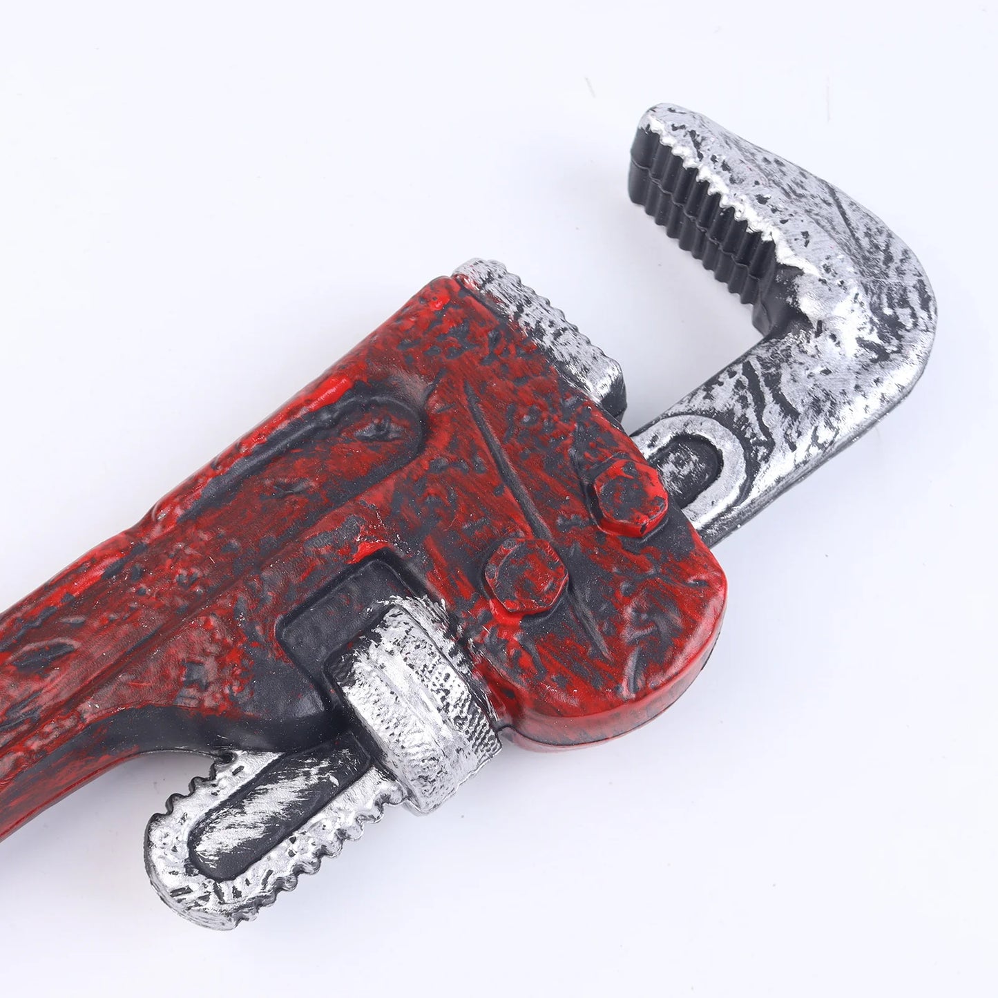 Halloween & Day of the Dead 52.5 * 9cm Bloody Pipe Wrench Theater Cosplay Halloween Costume Simulated Wrench Makeup Costume Artificial Halloween Pipe Wrench