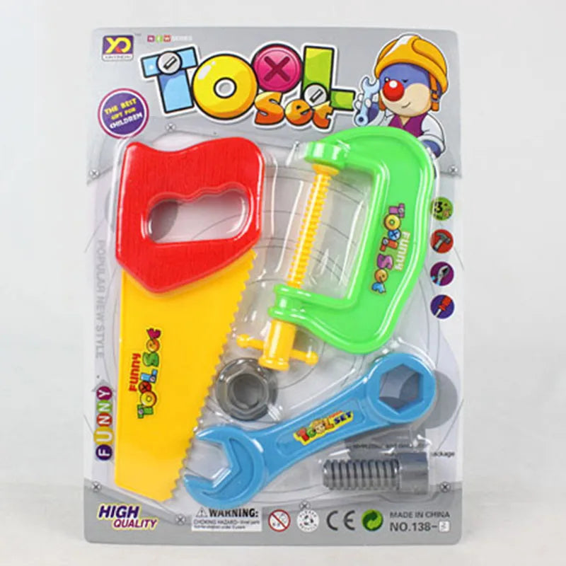 Birthday Party 2 Pretend Cosplay Costume Cosplay Engineer Toy Set Children's Birthday Gift Boy Wrench Set Engineer Toy