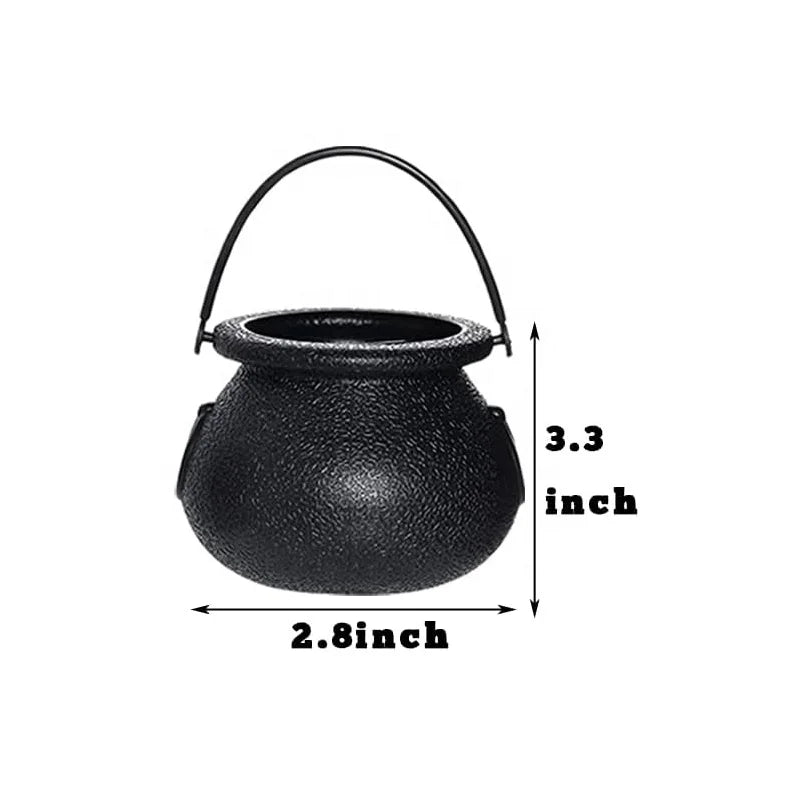Halloween & Day of the Dead Various Halloween Candy Cauldron Kettle Witch Cauldron Halloween Mini Plastic Candy Pumpkin Barrel
