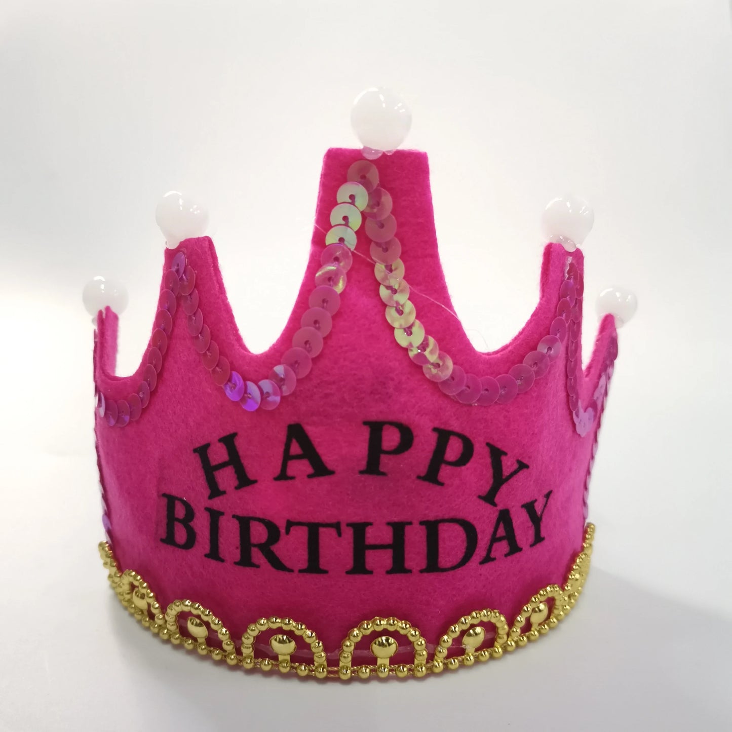 Birthday Party 2 Accessories LED Flash Headwear Headband Kids Princess Crown Headband Clothing LED Happy Birthday Headwear