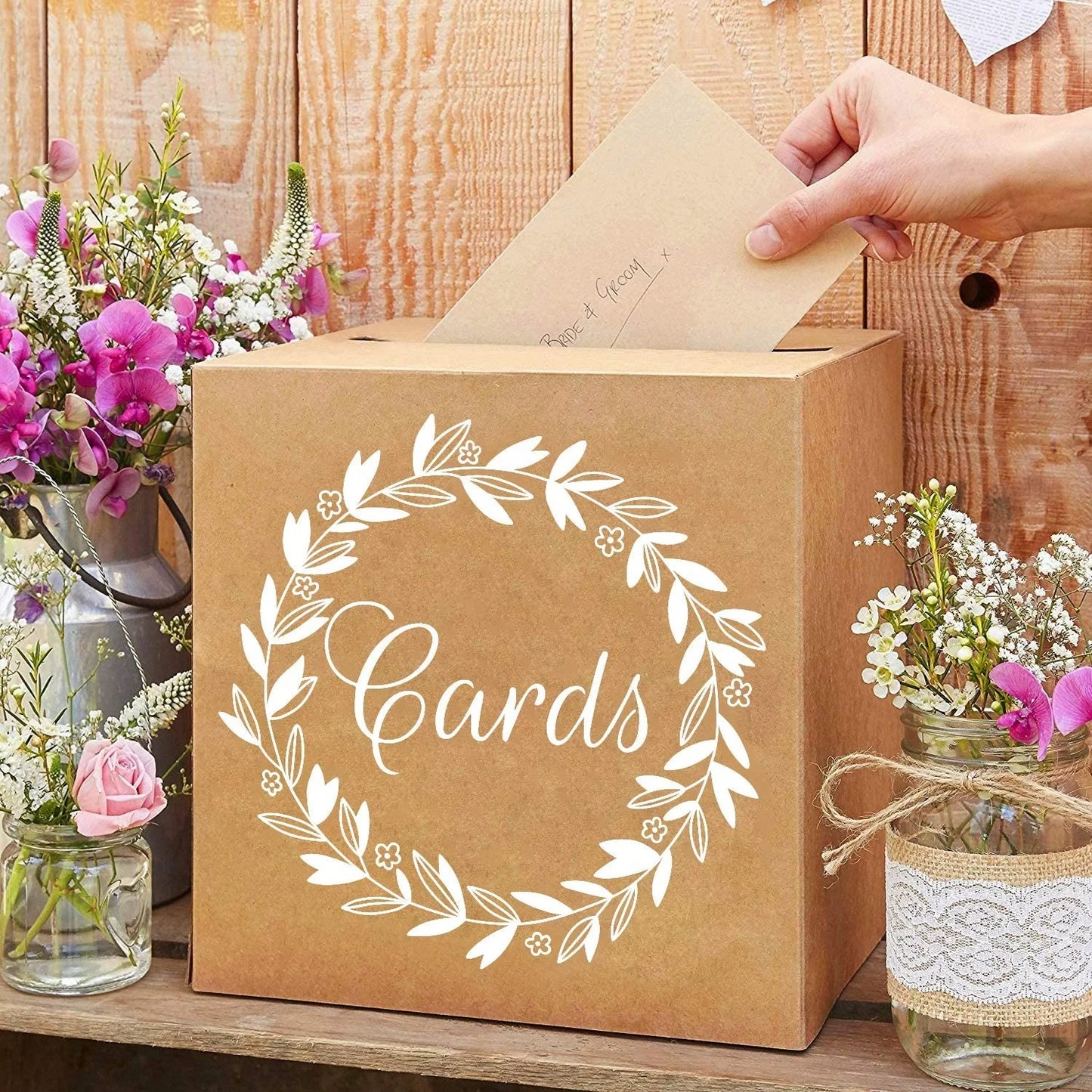 1 Wedding party 21 * 21 cm square creative wedding kraft paper carton cardboard wedding table center decorative dining table napkin carton